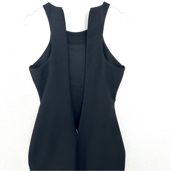 Elizabeth and James Sheath Midi Dress Racerback Asymmetrical Hem Olsen Size 6 - Picture 12 of 13